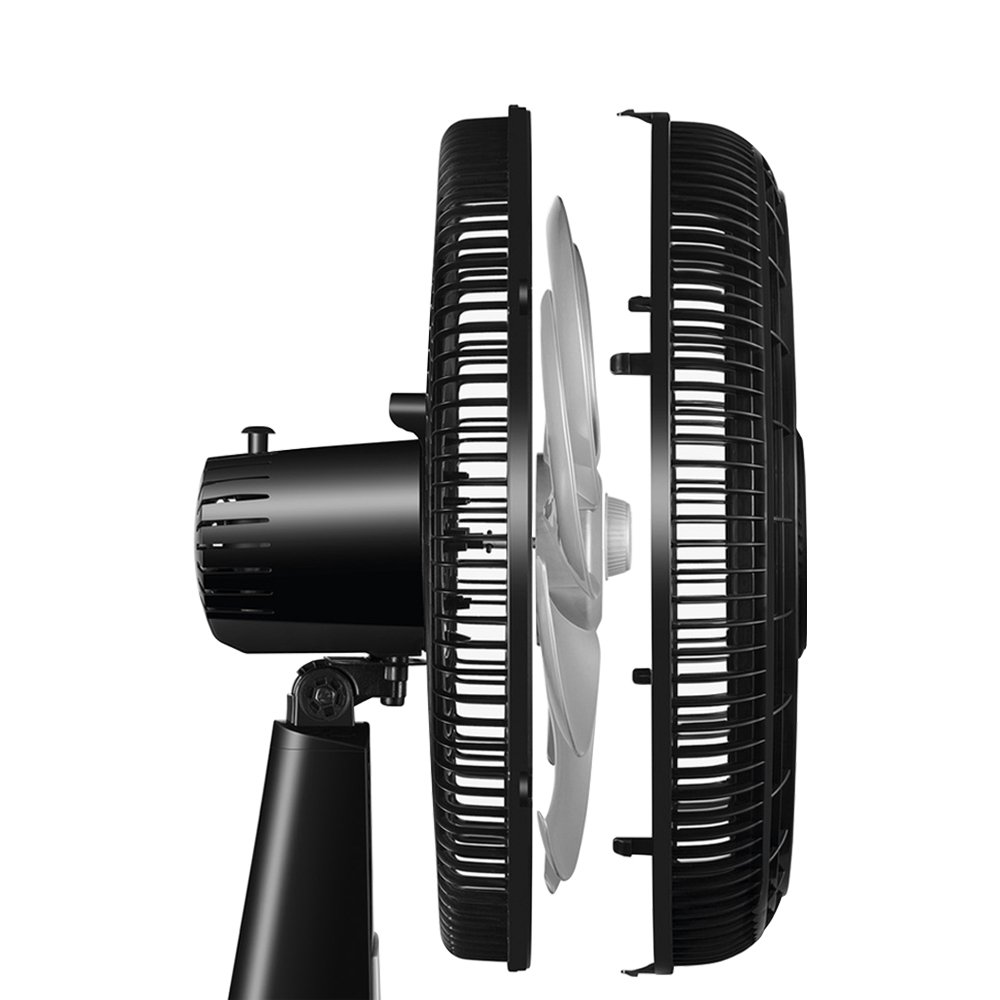 Ventilador De Mesa Mondial NVT-40 Bravo Turbo Force | 40cm, 8 Pás, 140W, Preto, 220V