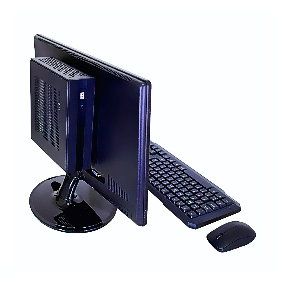 Computador Slim Intel Dual Core, 4GB DDR4 , 500GB HD e Linux - Everex