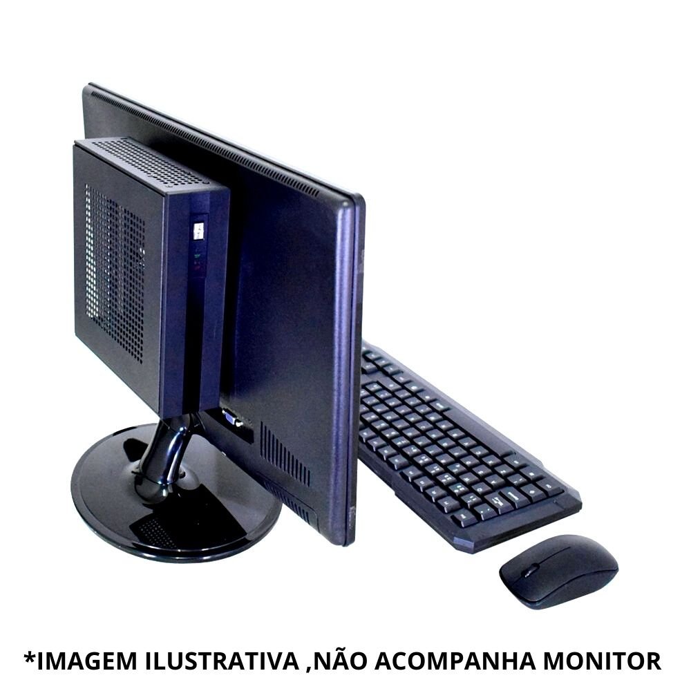 Computador Slim Intel Dual Core, 8GB DDR4 , 500GB HD e Linux - Everex