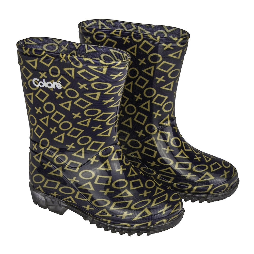 Kit Galocha Infantil Azul Joystick Masculina Pimpolho 6 Pares - Numeração 22 A 33