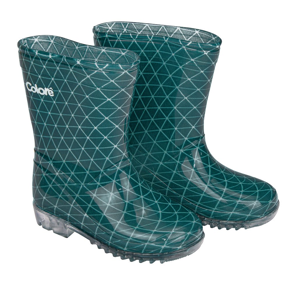 Kit Galocha Infantil Azul Triângulos Masculina Pimpolho 6 Pares - Numeração 22 A 33