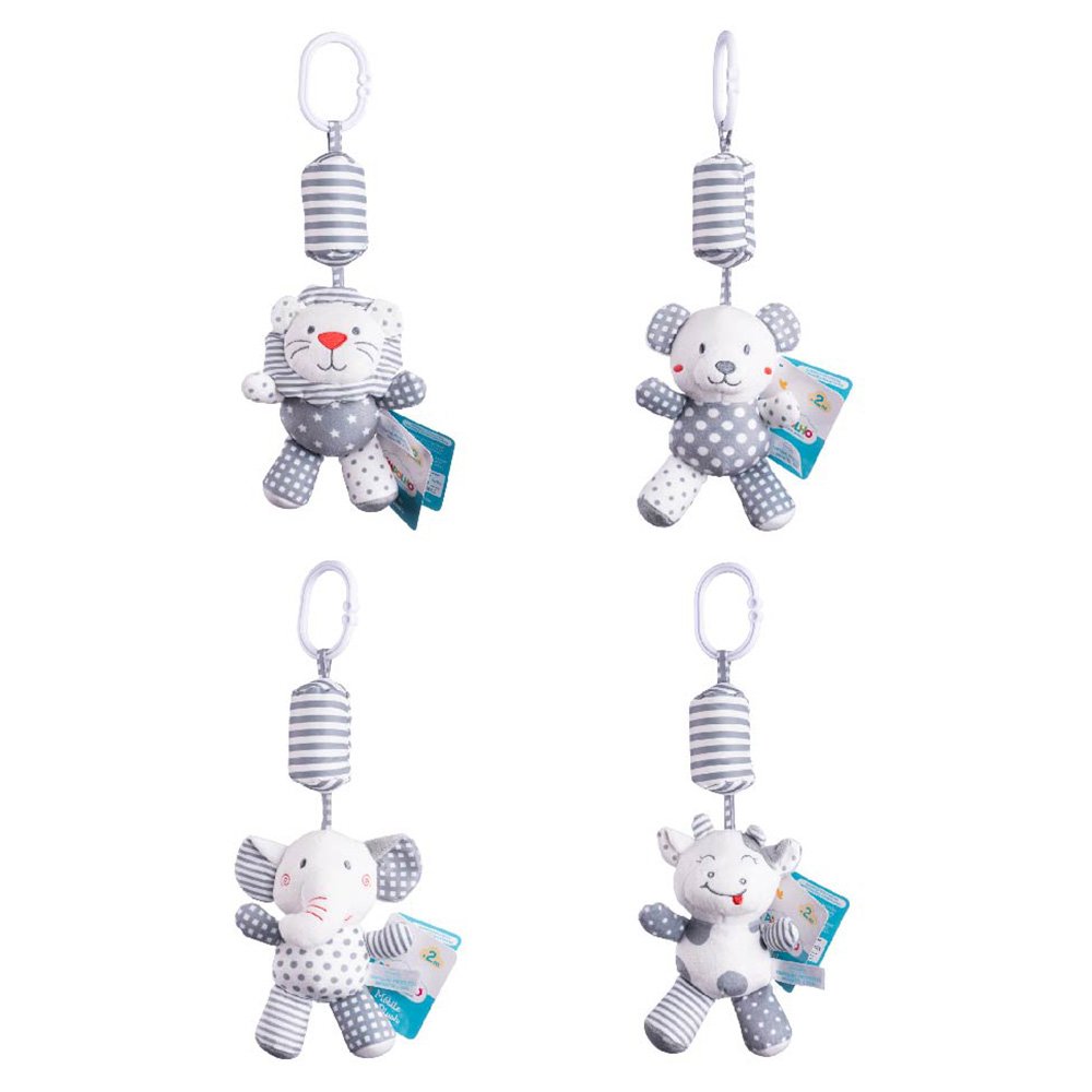 Kit Móbile De Plush Para Carrinho E Bebê Conforto Unissex Pimpolho Com 4 Unidades.