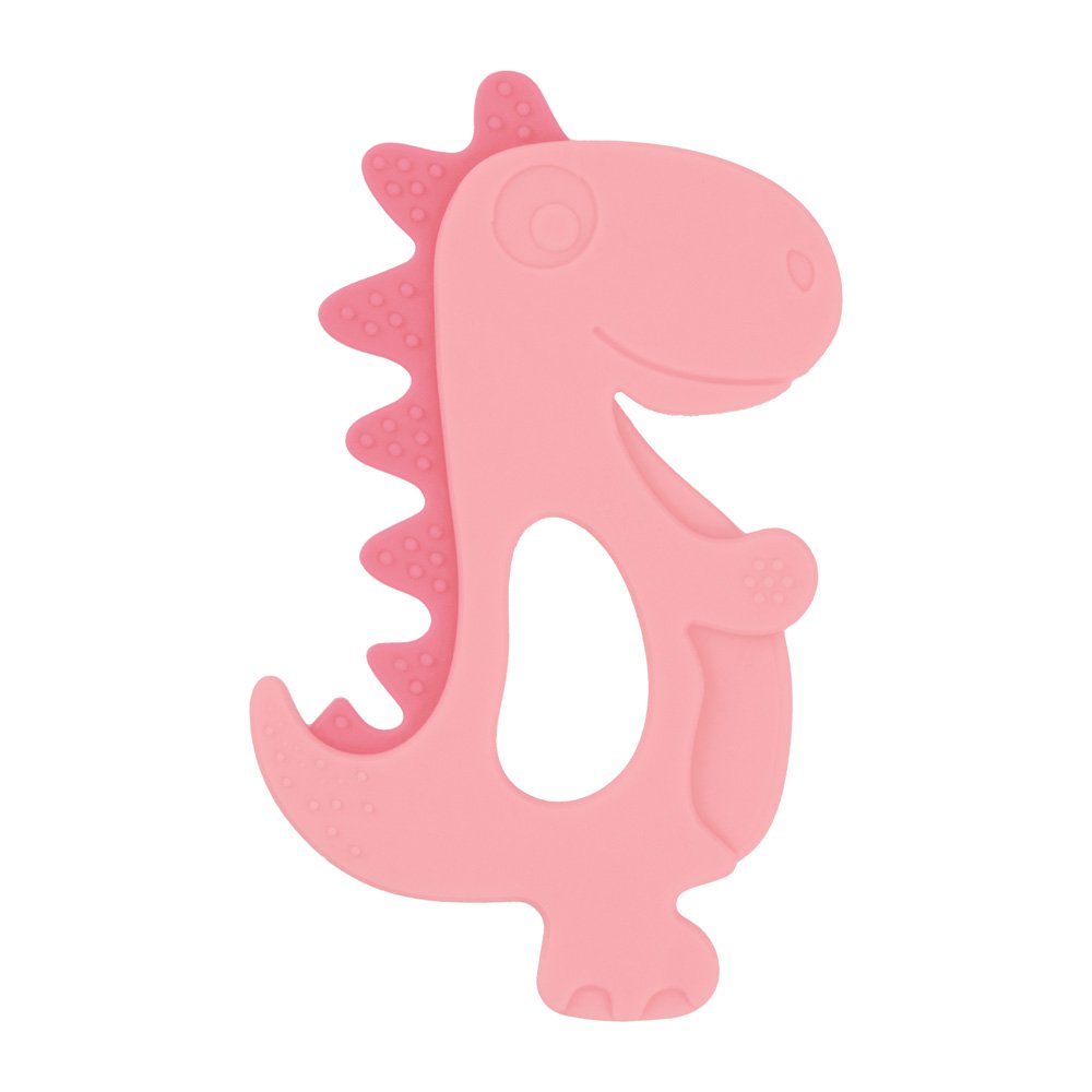 Kit Mordedor De Silicone Dinossauro Unissex Pimpolho Com 12 Unidades.