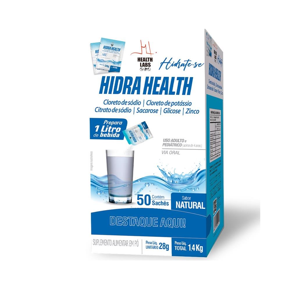 Hidra Health 50 Sachês 28g Natural