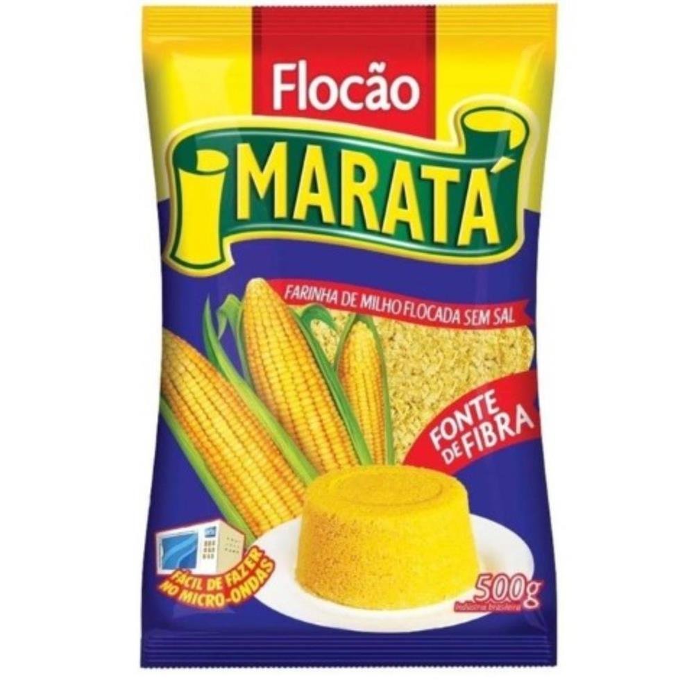 Flocao Milho Marata 500G C/20 un