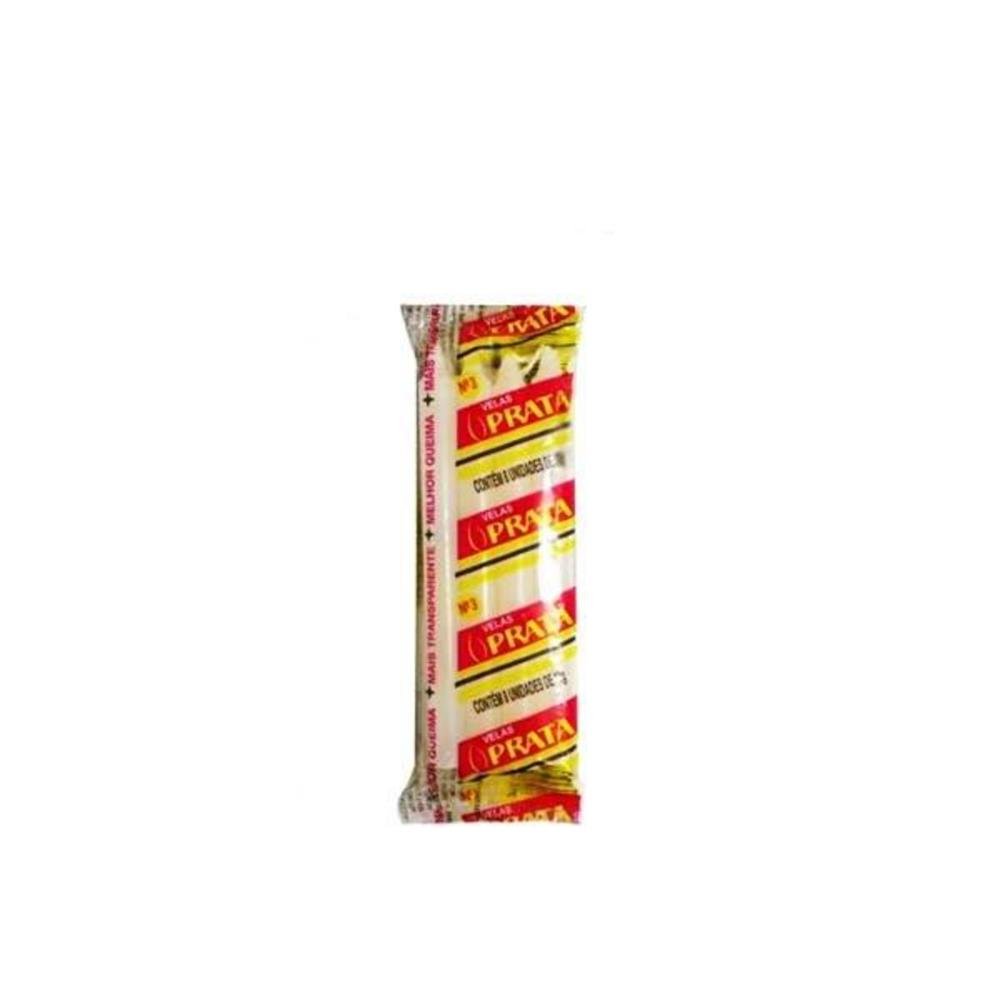 Velas Prata Votiva Anjo Da Guarda C/12 un