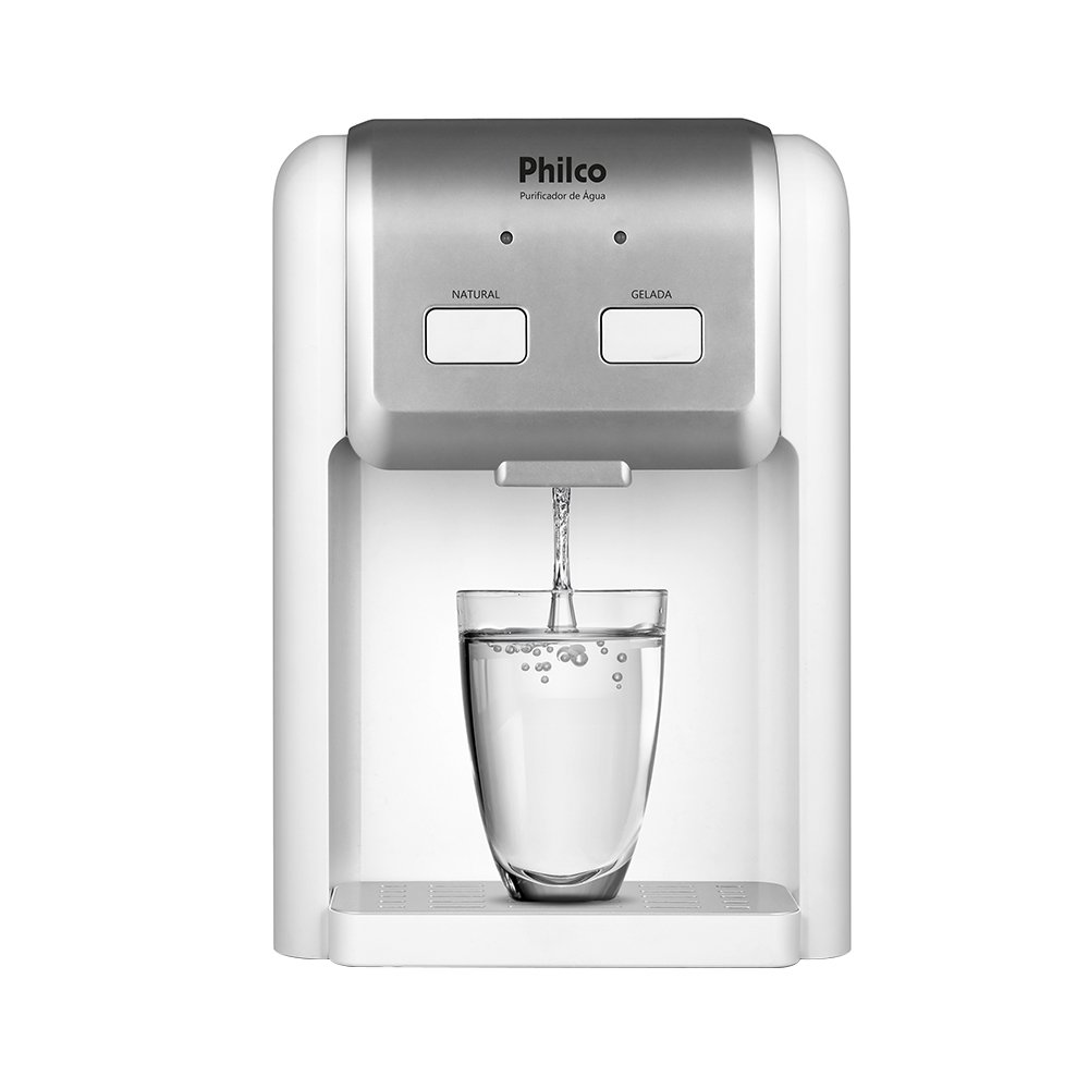 Purificador De Água Philco PPU11 - Água Natural e Gelada, Branco, Bivolt