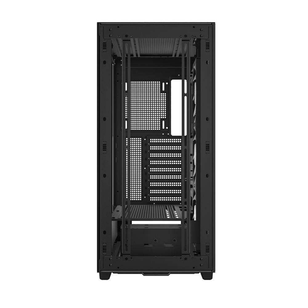 Gabinete Gamer DeepCool Morpheus, Mid Tower, Vidro Temperado, Sem Fonte, Com 3 Fans, ARGB, Display Digital, Preto