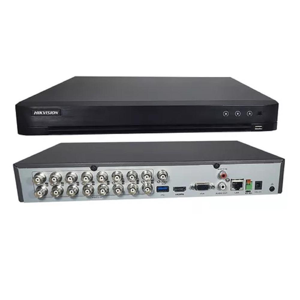 Dvr Gravador Hikvision 16 Canais 4mp Turbo Hd Acusense