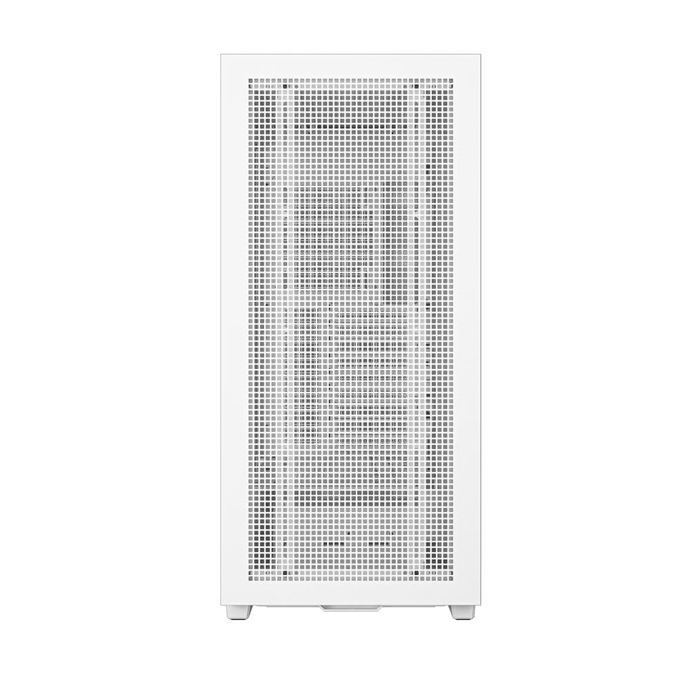 Gabinete Gamer DeepCool Morpheus WH, Mid Tower, Vidro Temperado, Sem Fonte, Com 3 Fans, ARGB, Display Digital, Branco
