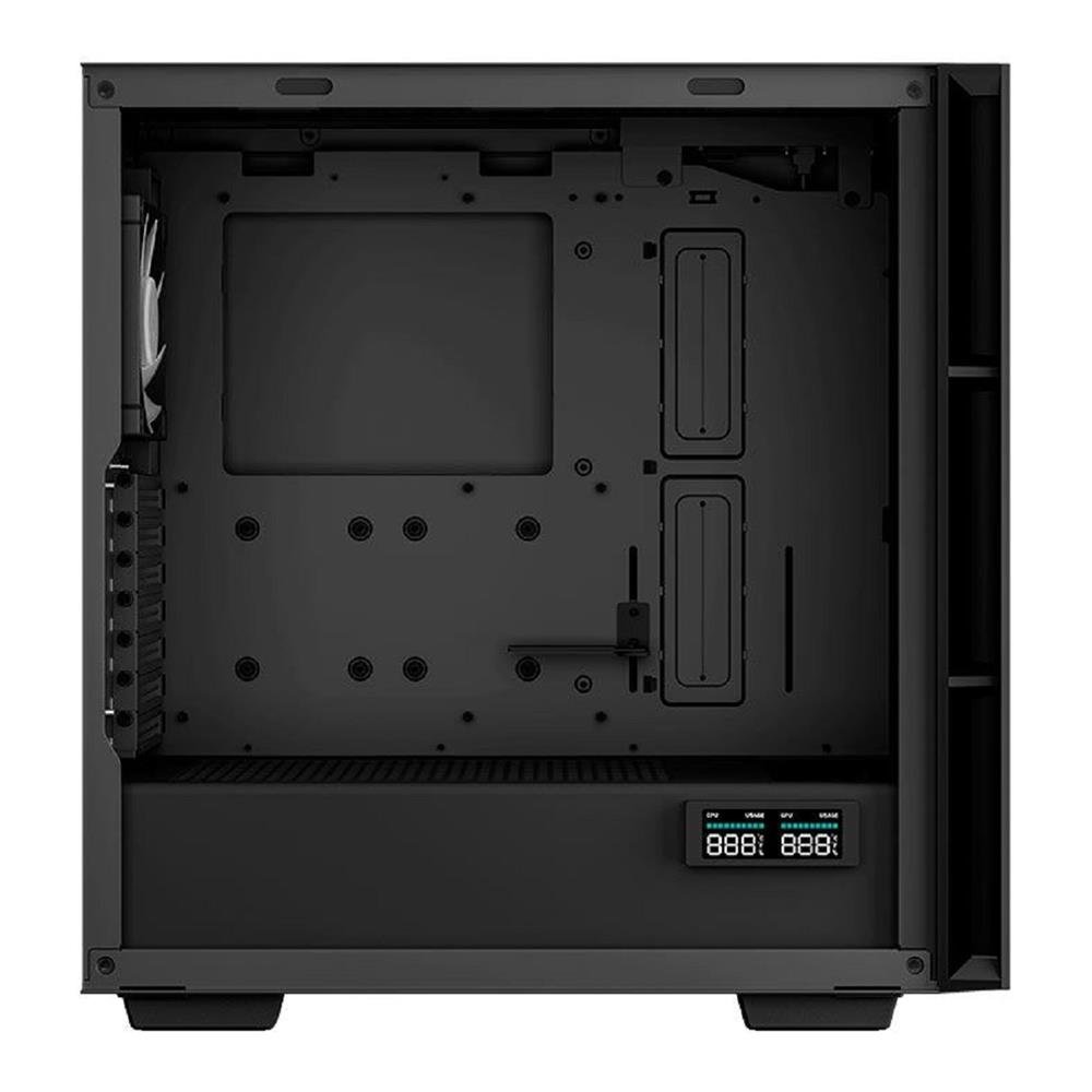Gabinete Gamer DeepCool CH560 Digital, Mid Tower, Vidro Temperado, Sem Fonte, Com 4 Fans, ARGB, Preto