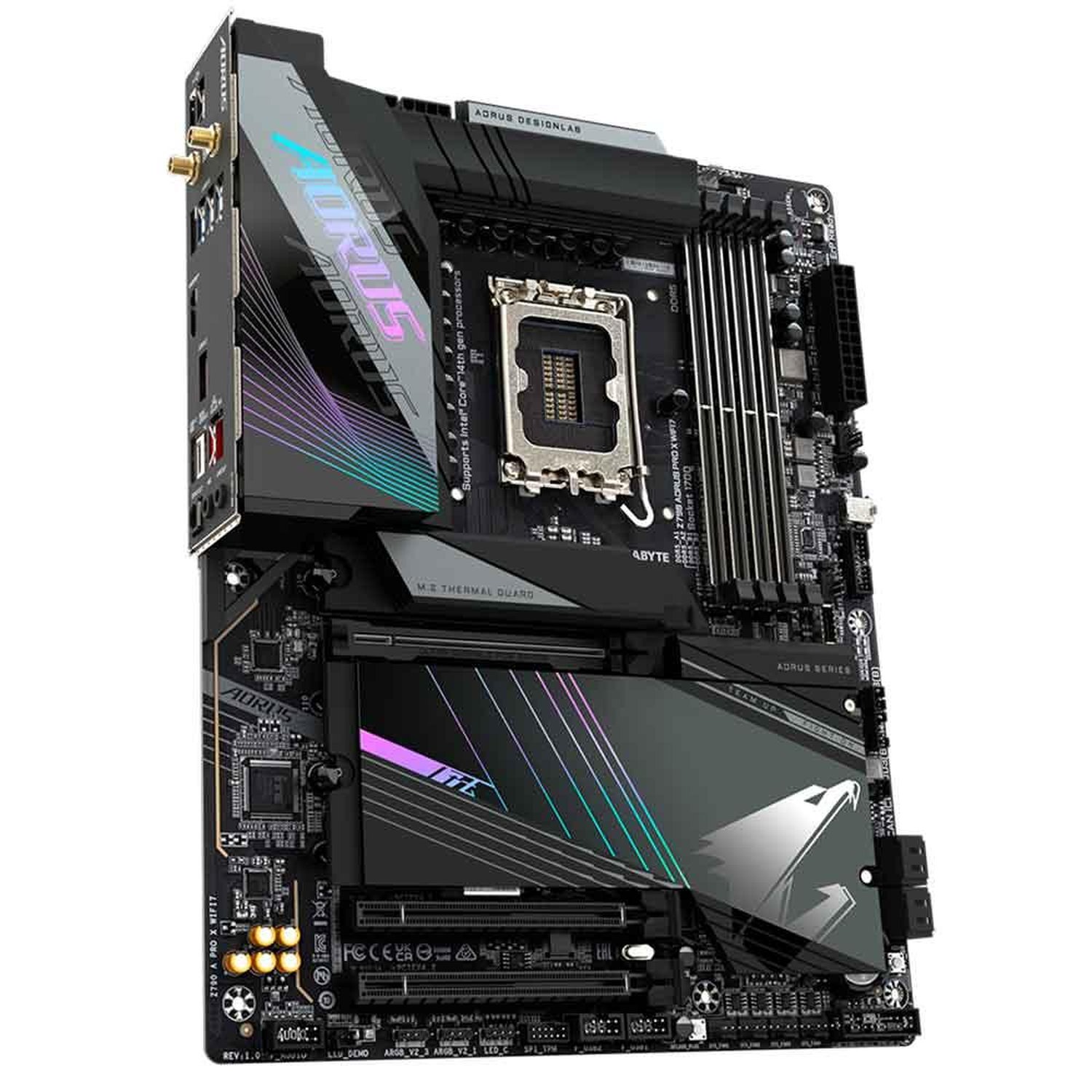Placa Mãe Gigabyte Z790 AORUS PRO X WIFI7, DDR5, LGA1700, ATX