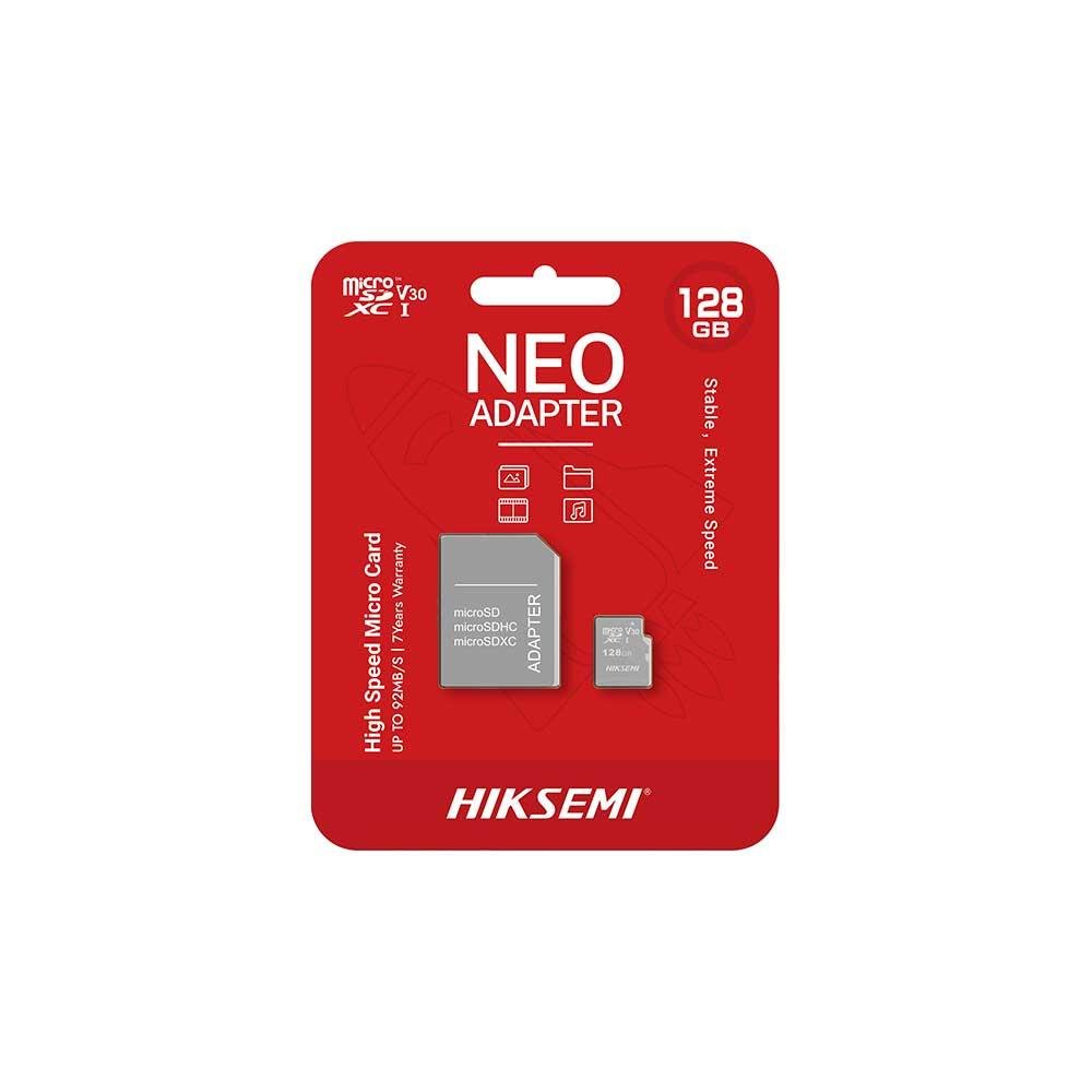 Cartão De Memória Microsd Neo 128G Com Adaptador - Hiksemi