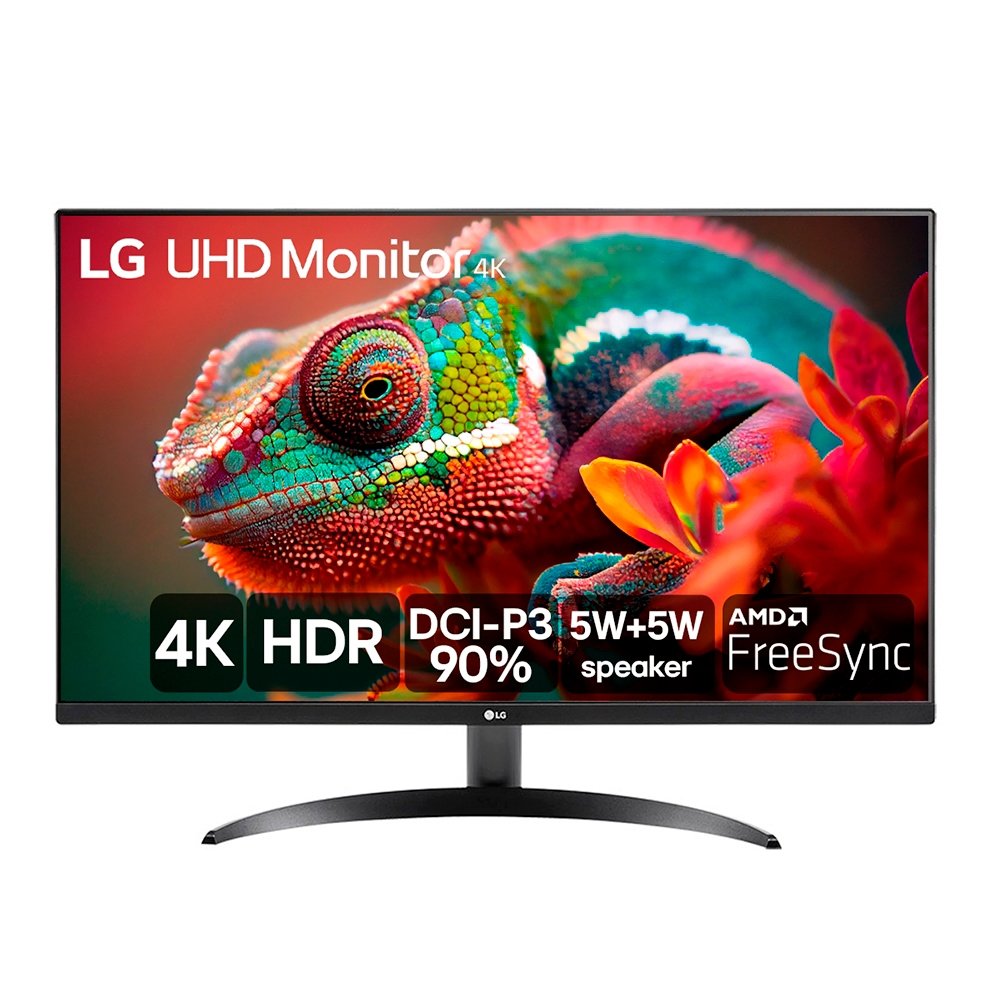 Monitor 4K UHD 32" LG 32UR500-B - AMD Freesync, HDMI, Preto, 60Hz