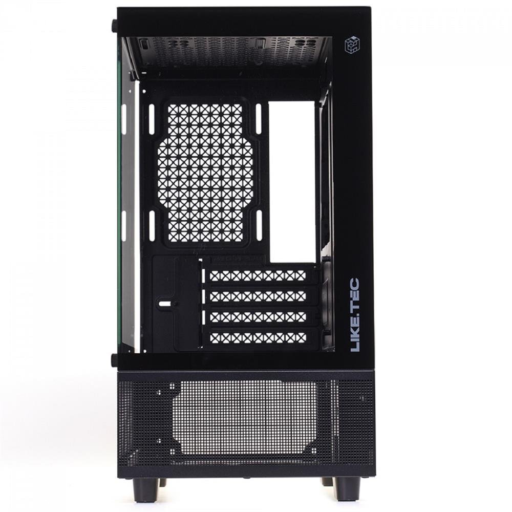 Gabinete Gamer Liketec Opera Dark, Mid Tower, Vidro Temperado, M-ATX, Black, LC-CB-OPERA-2086