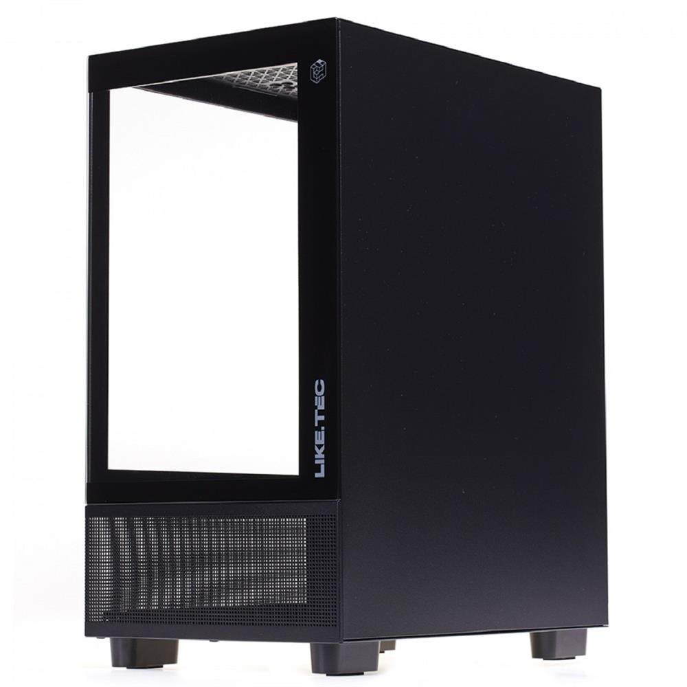 Gabinete Gamer Liketec Opera Dark, Mid Tower, Vidro Temperado, M-ATX, Black, LC-CB-OPERA-2086