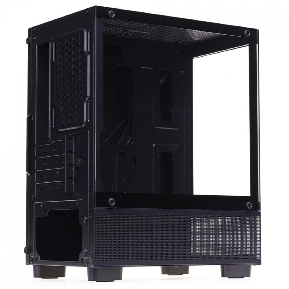 Gabinete Gamer Liketec Opera Dark, Mid Tower, Vidro Temperado, M-ATX, Black, LC-CB-OPERA-2086
