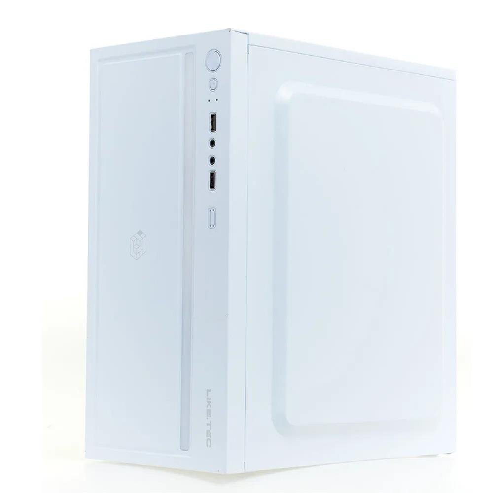 Gabinete Gamer Liketec Craft Snow RGB, Mid Tower, Acrilico, M-ATX, Branco, LC-MT-CRAFT-2101