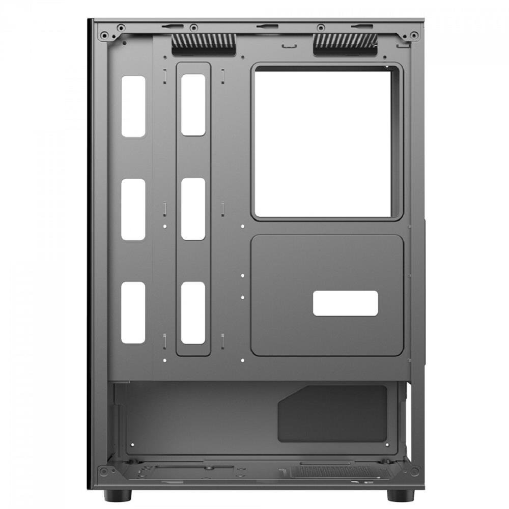 Gabinete Gamer Liketec Heydar Dark, Mid Tower, Cube Design, ATX, Vidro Temperado, Preto, LC-CB-HEYDAR-2084