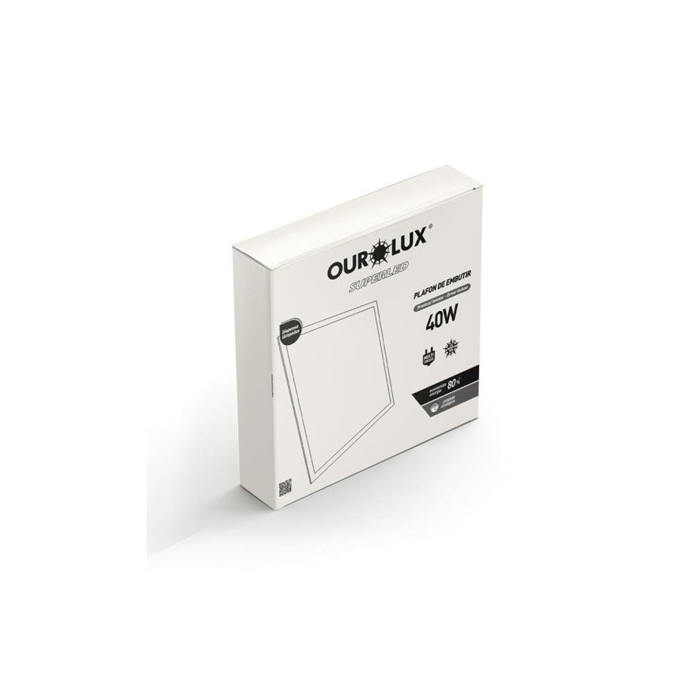 Plafon / Painel Led De Embutir 62X62 40W 6500K