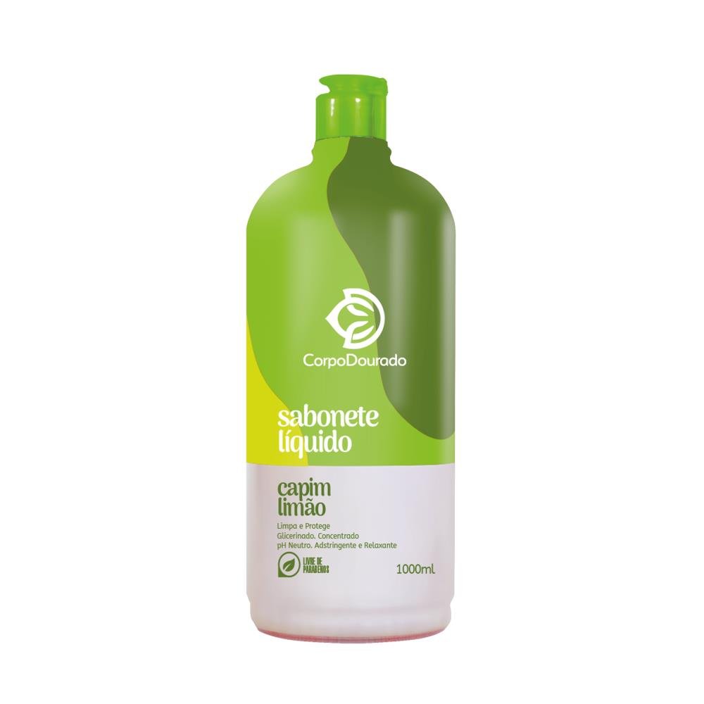 Sabonete Líquido Corporal Capim Limão Corpo Dourado 1000ml