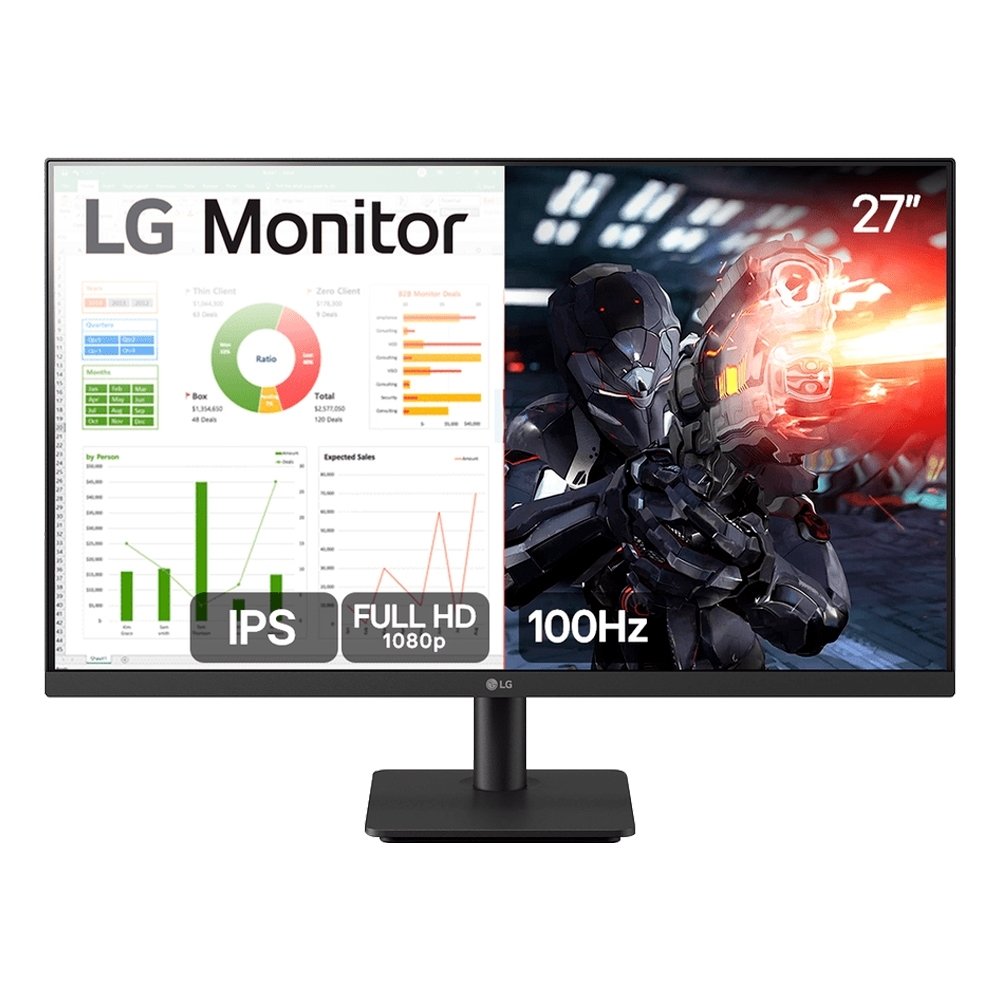 Monitor Led 27¿ PC Gamer LG 27MS500 - Full HD, IPS, Com 2 HDMI, 100Hz