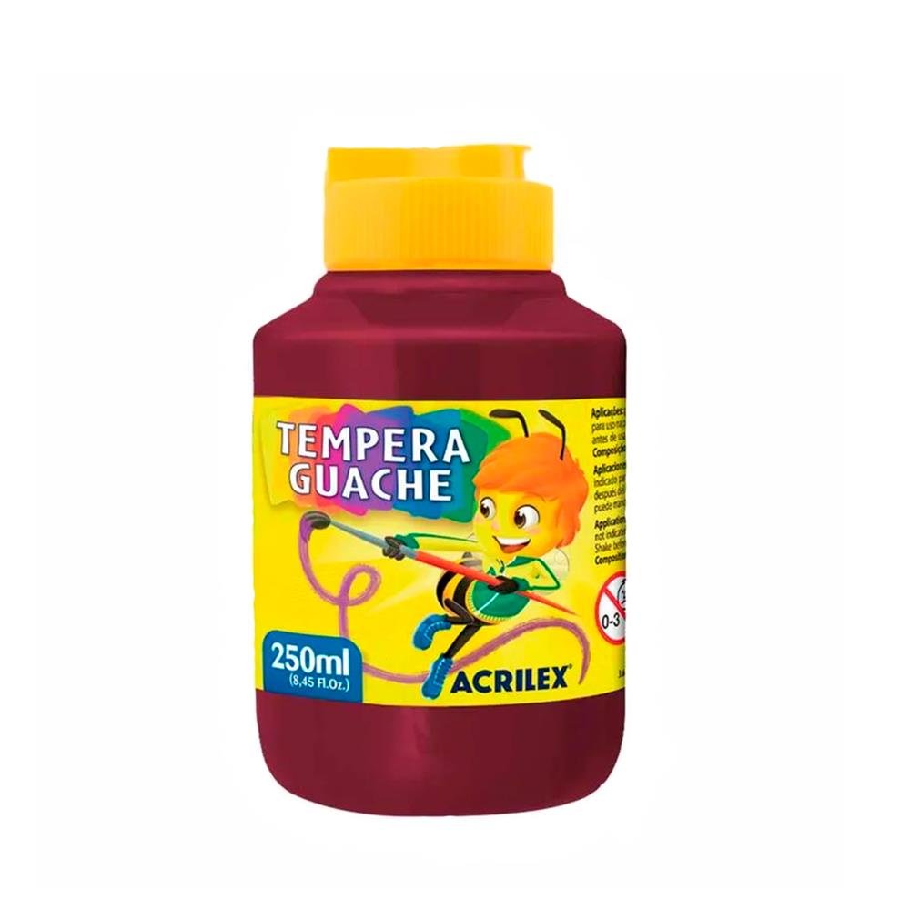 Tinta Guache Acrilex Vinho 250 Ml 565