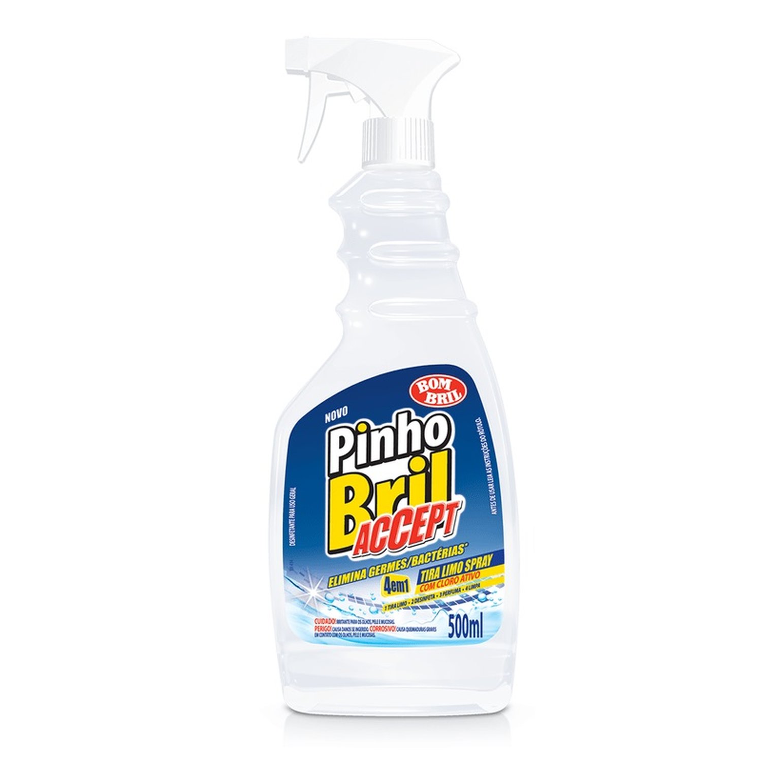 Tira Limo Pinho Bril Gatilho 500ml Cloro Ativo