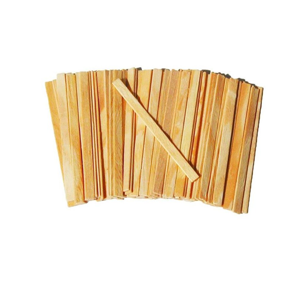 Palito Picole Quadrado Theoto Natural C/100