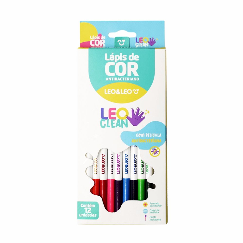 Lapis De Cor Leo E Leo 12 Cores Leo Clean C/6 72111