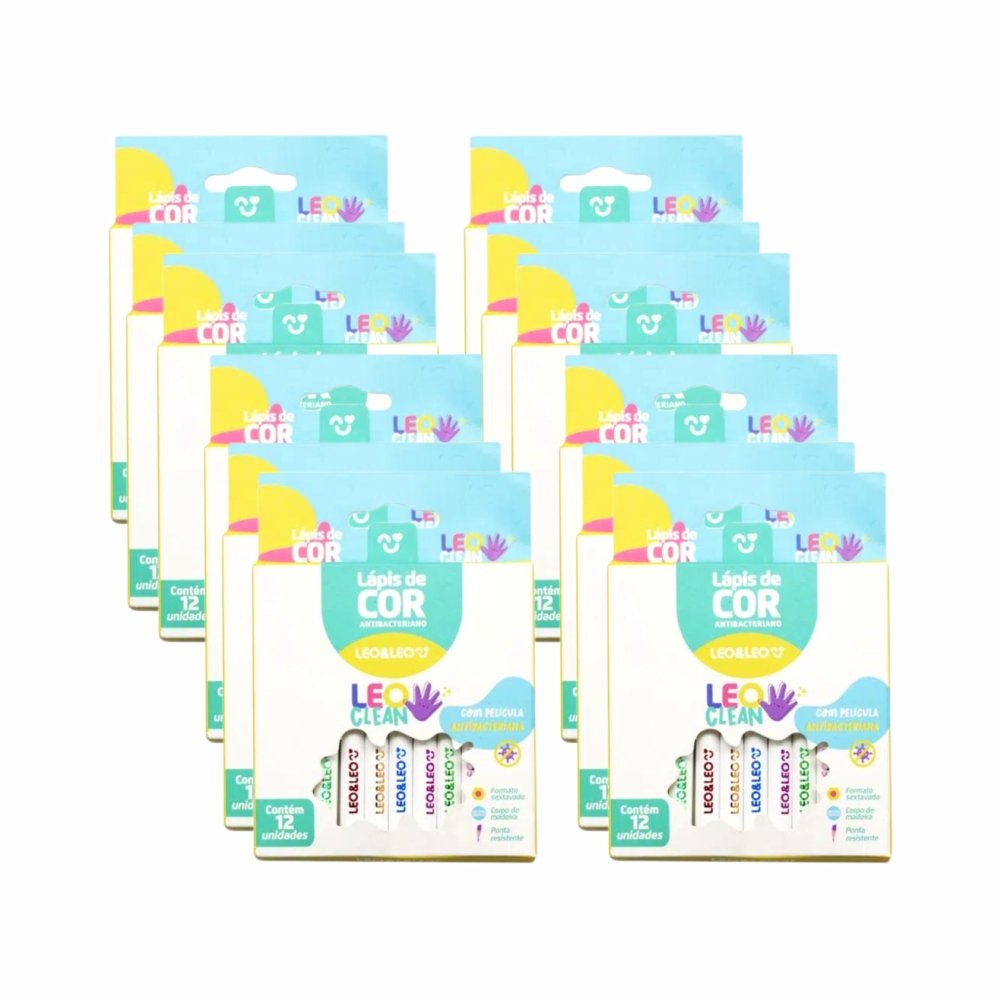 Lapis De Cor Mini Leo E Leo 12 Cores Leo Clean C/12 72112