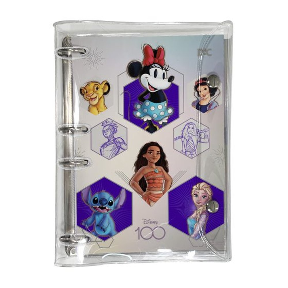 Caderno Argolado Colegial Disney 100 15,5X22,5 Ref 4051