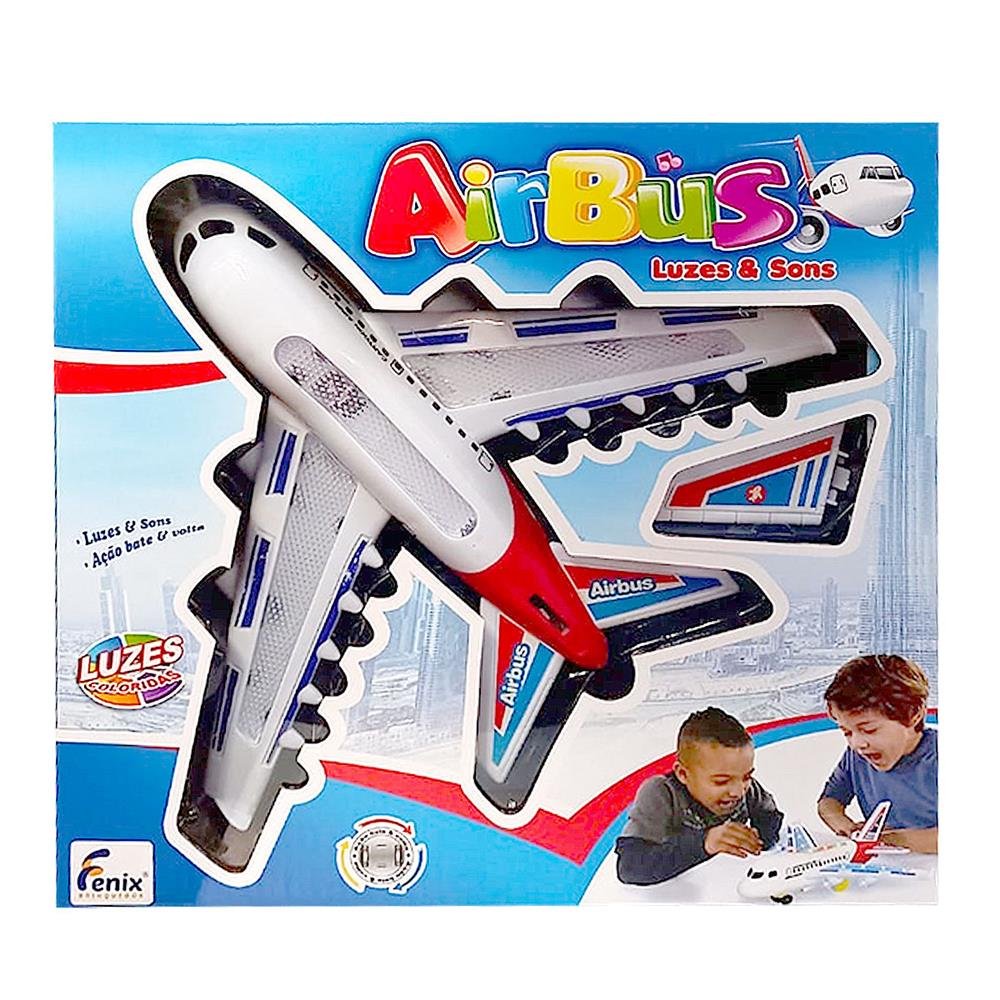 Aviao Airbus Luzes E Som 777-30