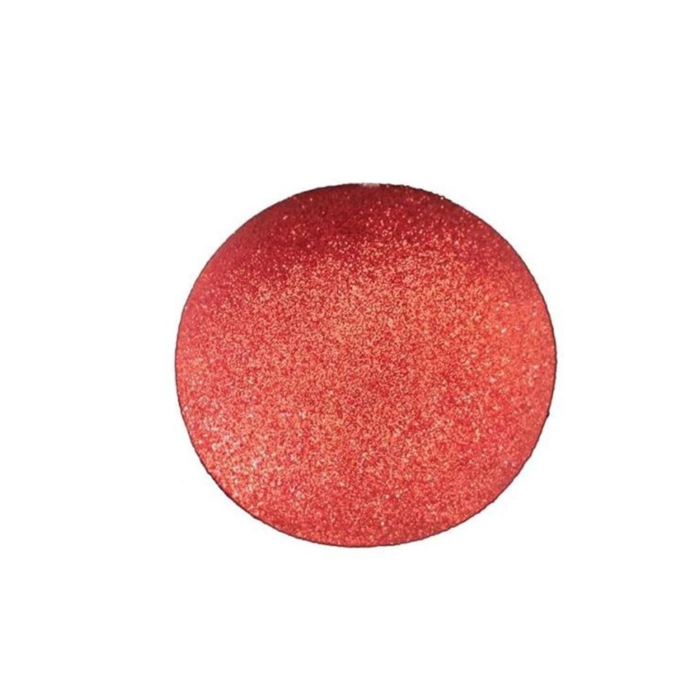 Bola De Isopor Gliter Vermelho 200Mm 1370