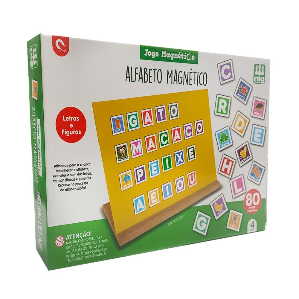 Alfabeto Magnetico Lig Brinquedos Ref 467