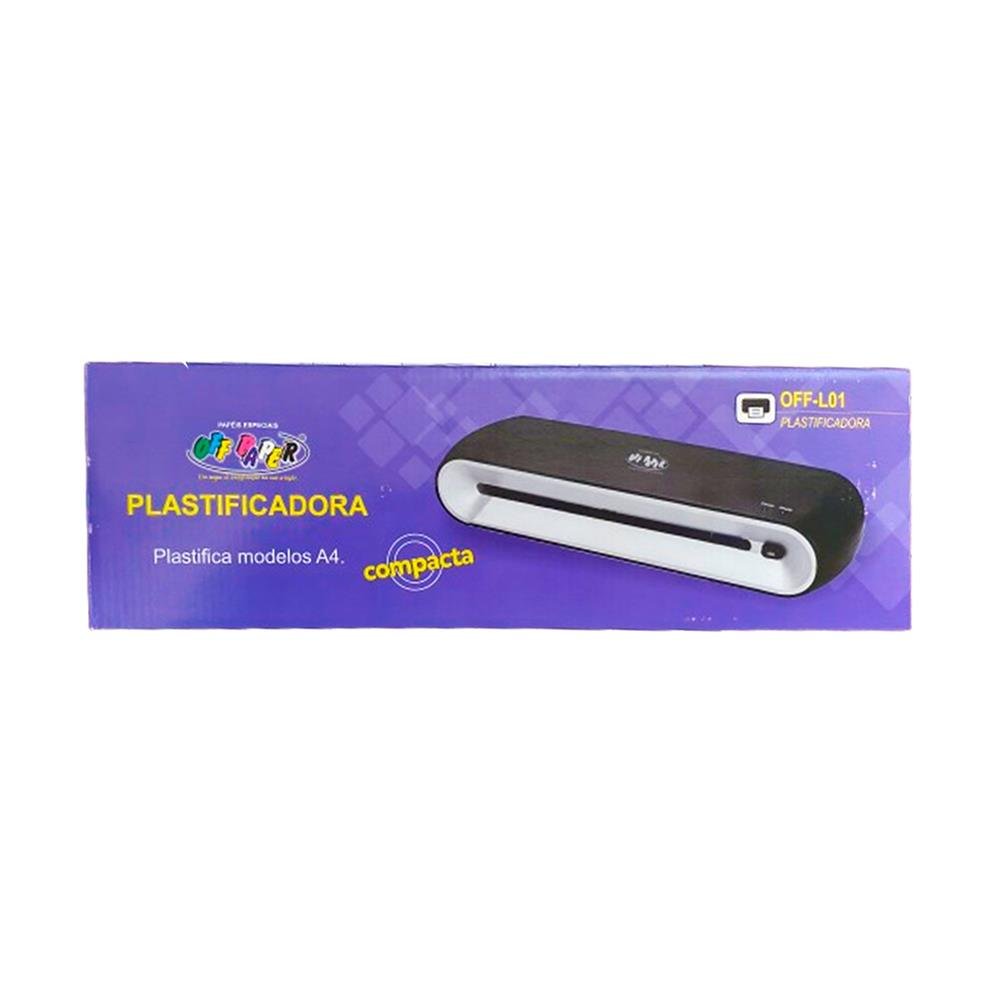 Plastificadora A4 Off Paper 110W 127V Ref Off-L01