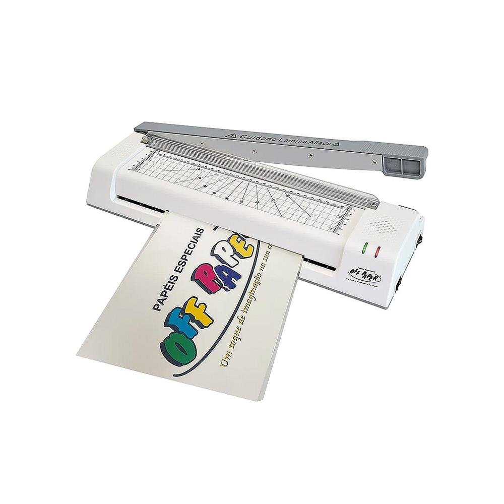 Platificadora Com Guilhotina A3 3 Em 1 Off Paper 435W 127V Ref Off-Lg03