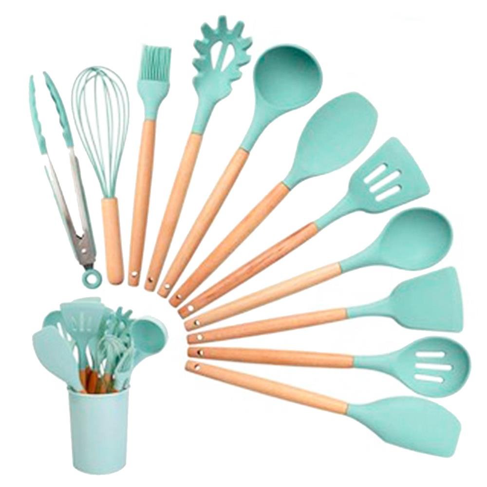 Kit Utensilios De Cozinhas Kitchen E Dining Com 12 Pecas