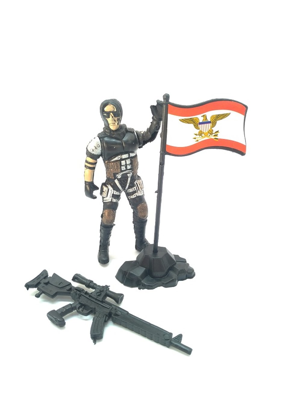 Boneco Plastico Miniatura Com Acessorios City Guard