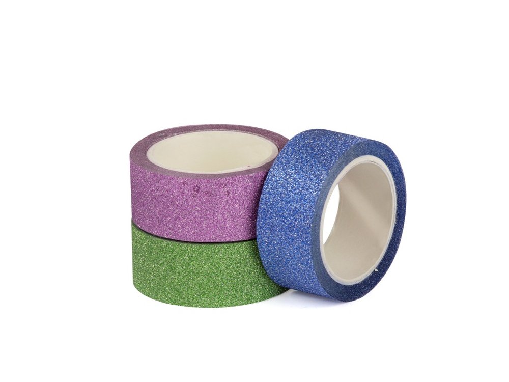 Fita Adesiva Brw C/Gliter Washi Tape 15X5m Wt1001