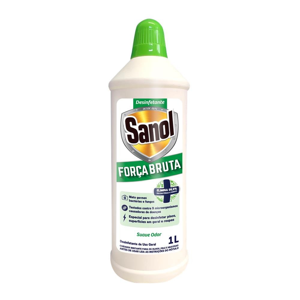 Desinfetante Sanol Força Bruta Suave Odor 1L