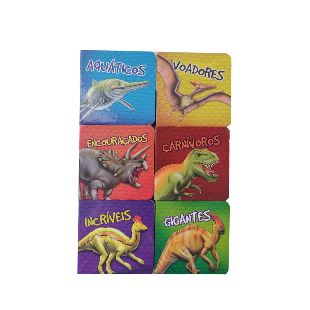 Meu Box Minha Primeira Biblioteca De Dinoussauros Todo Livro C/6