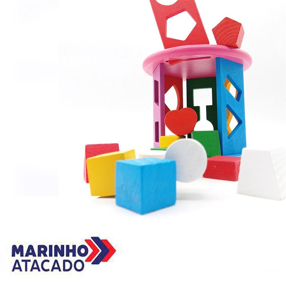 Brinquedo Pedagogico Shape Madeira Ty356728