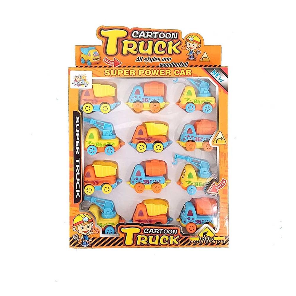 Brinquedo Carrinho De Plastico Com Motor A Africcao C/12 Toy