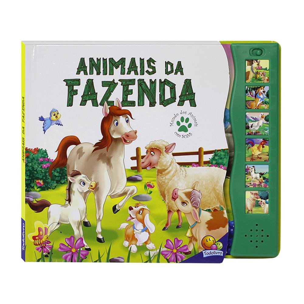 Mundo Dos Animais Com Sons Todolivro Animais Da Fazenda