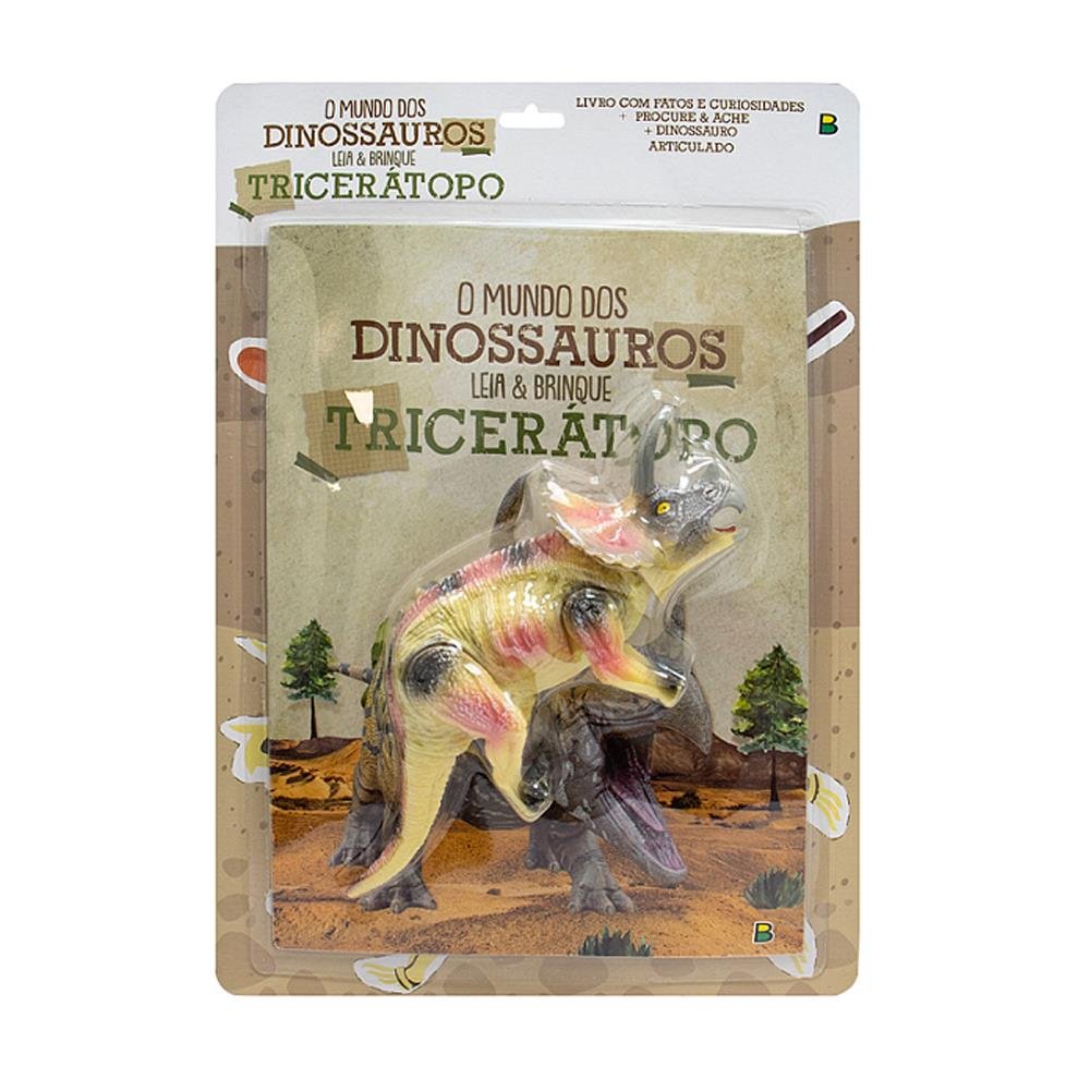 Mundo Dos Dinossauros Todolivro Leia E Brinque Triceratopo