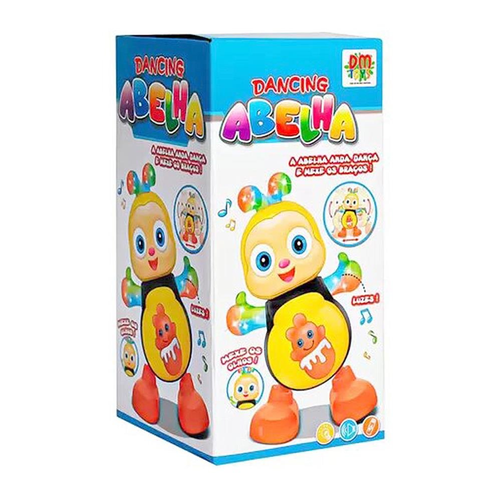 Brinquedo Abelha Dancarino Luz E Som Dutetooys Ref Dte0339