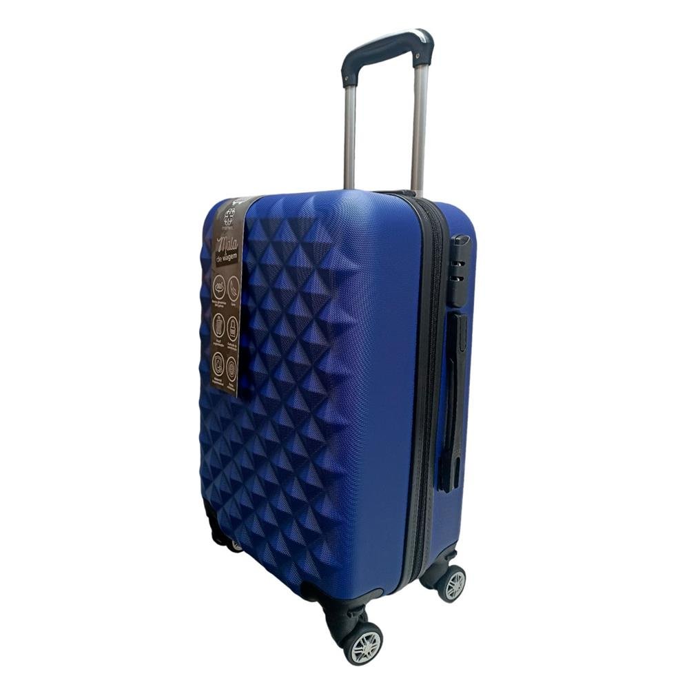 Mala De Viagem Moment 37X22x52cm Azul 8 Kg Ref Cb3836-2