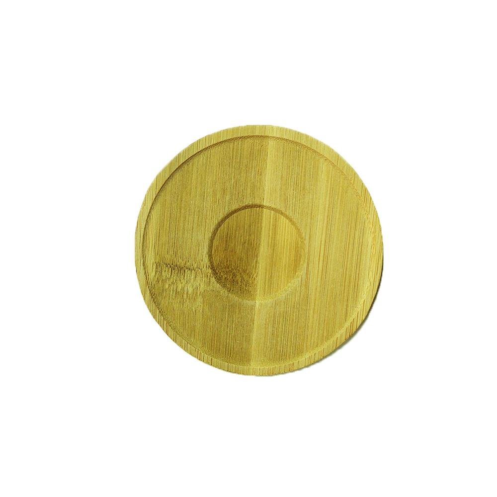 Jogo De Xicara Ceramica Com Pires Em Bambu Havana Wellmix Palacios 90Ml Com 6 Pecas Ref Wx13666