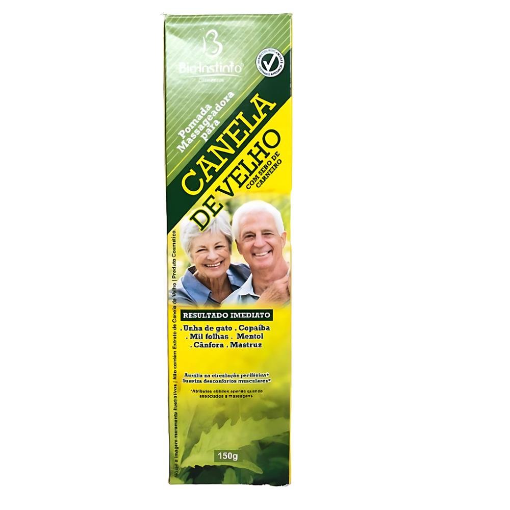 Pomada Massageadora canela de Velho 150gr Bio Instinto